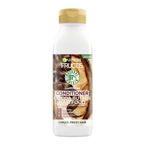 Garnier Fructis Cocoa Butter Hair Food uhlazující balzám pro nepoddajné a krepatějící se vlasy 350 ml