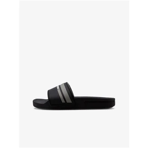 Černé dětské pantofle Quiksilver Rivi Slide - Kluci