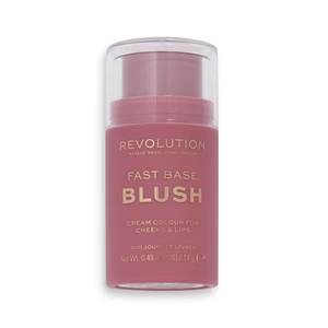 Makeup Revolution Fast Base tónovací balzám na rty a tváře odstín Mauve 14 g