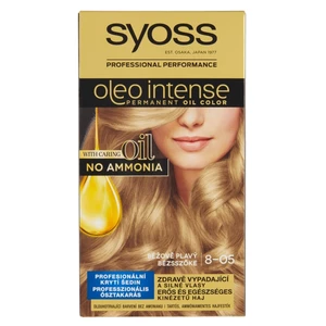 Syoss Oleo Intense permanentní barva na vlasy s olejem odstín 8-05 Beige Blond