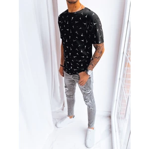 Men's T-shirt with black print Dstreet