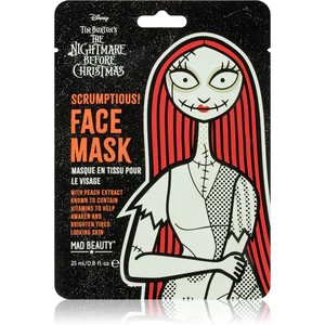 Mad Beauty Nightmare Before Christmas Sally rozjasňující plátýnková maska 25 ml