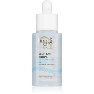 Bondi Sands Self Tan Drops samoopaľovacie kvapky na tvár a telo Light/Medium 30 ml