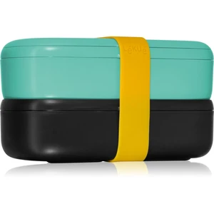 Lékué LunchBox To Go desiatový box farba Turquoise 1000 ml