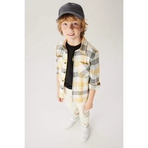 DEFACTO Boy Regular Fit Flannel Long Sleeve Shirt