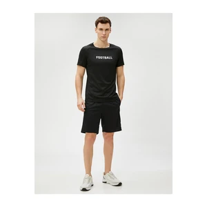 Koton Short Sports Shorts Double Layered with a lace-up waist with pocket.