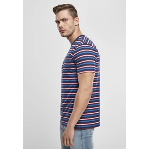 Fast Stripe Pocket T-Shirt Dark Blue/Urban Red