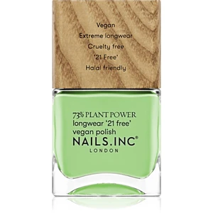 Nails Inc. Vegan Nail Polish dlhotrvajúci lak na nechty odtieň Easy Being Green 14 ml