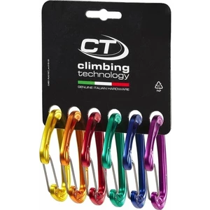 Climbing Technology Fly-Weight EVO Pack D Wire Straight Mixed Colors Mousqueton escalade
