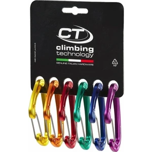 Climbing Technology Fly-Weight EVO Pack D Drátový rovný Mixed Colors Horolezecká karabina