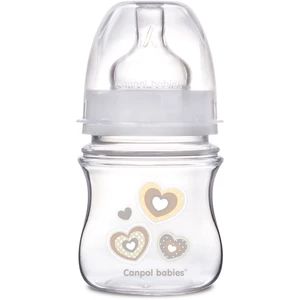 Canpol babies Newborn Baby kojenecká láhev 0m+ Beige 120 ml