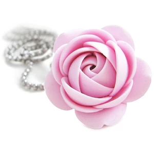 Troli Růžový náhrdelník kytička