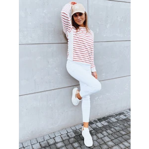NAGINI women's blouse with white and red stripes Dstreet