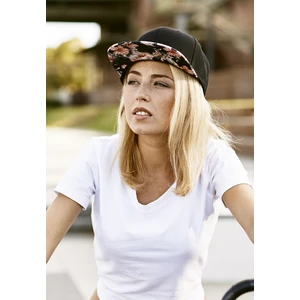 Floral Snapback Red