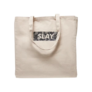 Canvas bag SLAY Oversize white