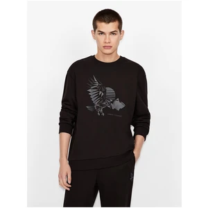 Black Men's Sweatshirt Armani Exchange - Men