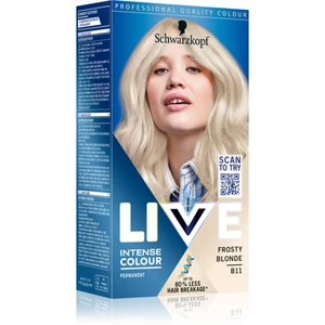 Schwarzkopf LIVE Intense Colour permanentná farba na vlasy odtieň B11 Frosty Blonde