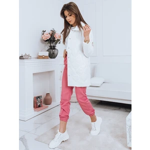 Women's quilted jacket / coat RATIA ecru Dstreet TY2733