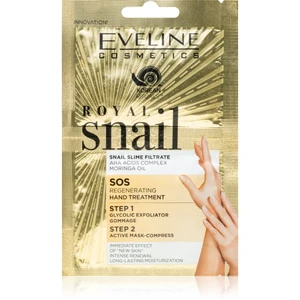 Eveline Cosmetics Royal Snail hydratačná maska na ruky s extraktom zo slimáka 2x6 ml