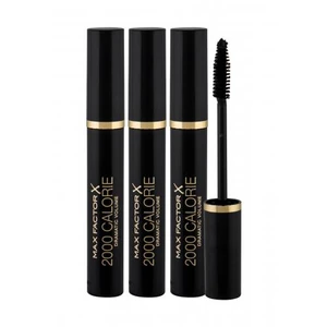 Max Factor 2000 Calorie Dramatic Volume dárková kazeta 3x řasenka 9 ml pro ženy Black objemová řasenka