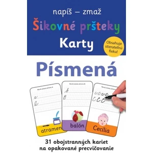 Šikovné pršteky Písmená -- karty [Netradiční karty]