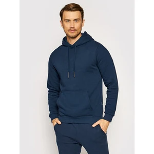 Dark blue mens basic hoodie ONLY & SONS Ceres - Men