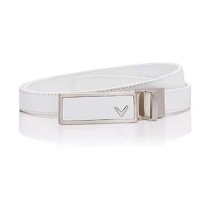 Callaway Ladies Leather Belt Bright White