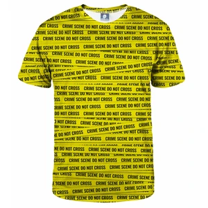 Aloha From Deer Unisex's Crime Scene T-Shirt TSH AFD730