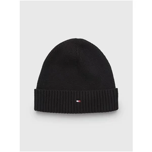 Black men's beanie with cashmere Tommy Hilfiger - Men