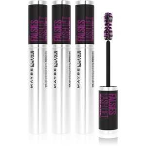 Maybelline The Falsies Lash Lift Extra Black riasenka predlžuje a zhusťuje mihalnice 3x