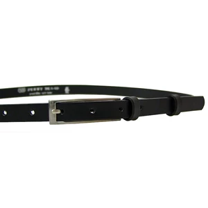 Penny Belts Dámsky kožený opasok 15-1-60 black 95 cm
