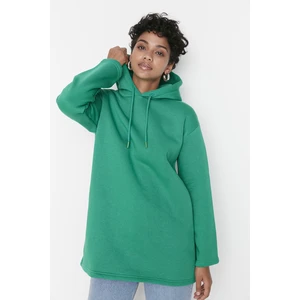 Trendyol Sweatshirt - Green - Regular fit