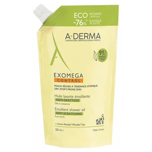 A-Derma Exomega Control mycí gel pro velmi suchou citlivou a atopickou pokožku 500 ml