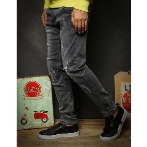 Men's gray denim trousers UX2325
