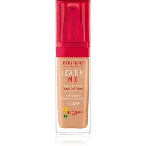 Bourjois Healthy Mix rozjasňující hydratační make-up 16h odstín 55,5 Honey 30 ml