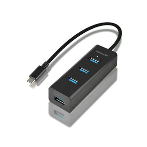 AXAGON HUE-S2C,Type-C 4x USB3.0 CHARGING hub, microUSB nap. konektor