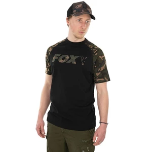 Fox Fishing Maglietta Raglan T-Shirt Black/Camo
