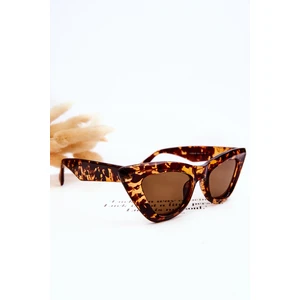 Cat's Eye V100045 Women's Sunglasses Brown