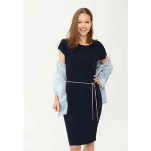 Volcano Woman's Dress G-Mabel L08293-S23 Navy Blue