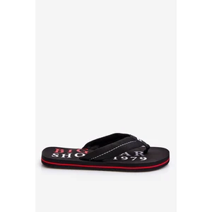 Men's flip-flops Big Star LL174614 Black