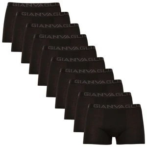 10PACK Men's Boxers Gianvaglia Black (023)