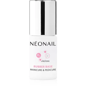 NeoNail Manicure & Pedicure Rubber Base podkladový lak pro gelové nehty s proteinem 7,2 ml