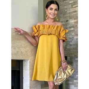 Dress yellow Amore Amore wxp0735. R45