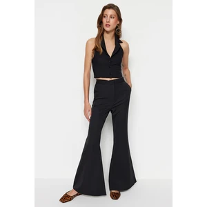 Trendyol Black Flare Woven Trousers