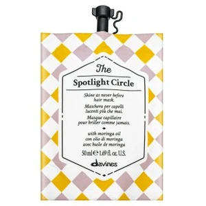 Davines The Spotlight Circle maska wzmacniająca dla połysku i miękkości włosów 50 ml