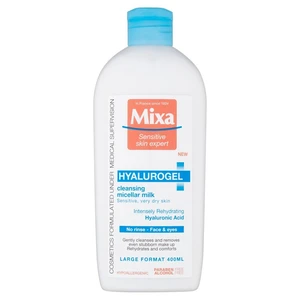 Mixa Micelárna mlieko na citlivú suchú pleť Hyalurogel ( Cleansing Micellar Milk) 400 ml