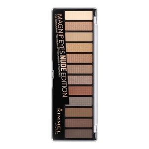 Rimmel Magnif’ Eyes paleta očních stínů odstín 001 Nude Edition 14.16 g