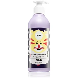 Yope Cranberry & Lavender intenzívne hydratačný sprchový gél pre deti 400 ml