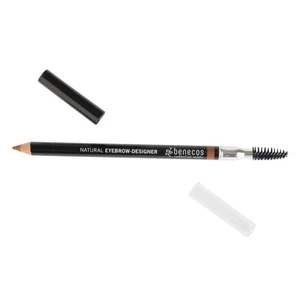Benecos Natural Beauty obojstranná ceruzka na obočie s kefkou odtieň Gentle Brown 1.13 g