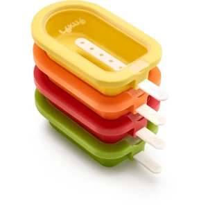 Lékué Kit Stackable Popsicles sada tvořítek na zmrzlinu 4 ks